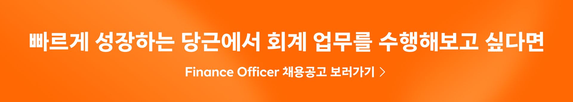 Finance Officer (계약직)